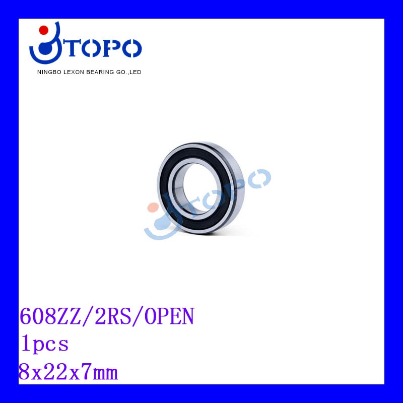 8*22*7mm  Ȩ   608 ZZ/2RS/